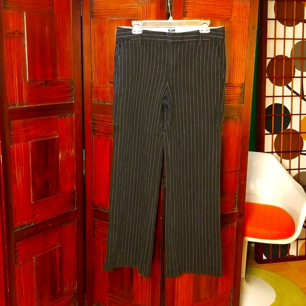 GAP Navy pinstripe pants size 10
